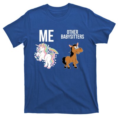 Unicorn Sitter Sitting Sitters Meaningful Gift T-Shirt