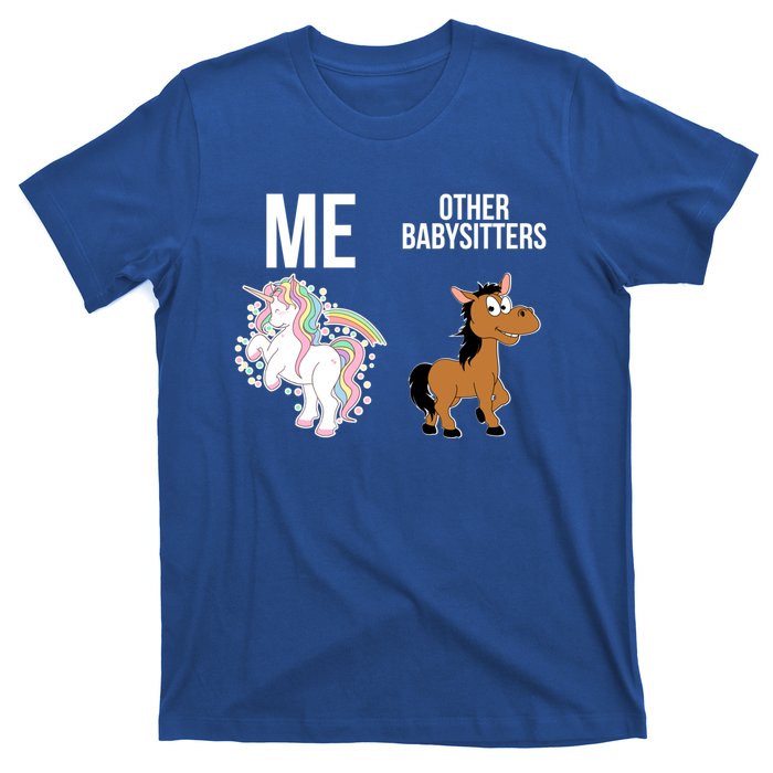 Unicorn Sitter Sitting Sitters Meaningful Gift T-Shirt