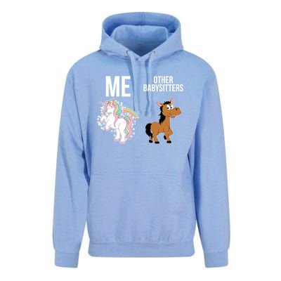 Unicorn Sitter Sitting Sitters Meaningful Gift Unisex Surf Hoodie