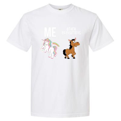 Unicorn Sitter Sitting Sitters Meaningful Gift Garment-Dyed Heavyweight T-Shirt