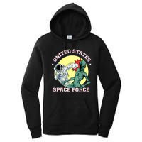 United States Space Force Funny Space Lover & UFO Alien Women's Pullover Hoodie