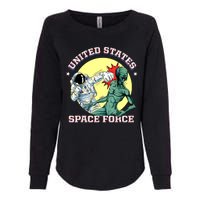 United States Space Force Funny Space Lover & UFO Alien Womens California Wash Sweatshirt