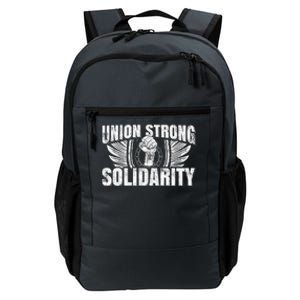 Union Strong Solidarity UAW Worker Laborer Daily Commute Backpack