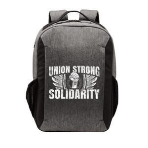 Union Strong Solidarity UAW Worker Laborer Vector Backpack