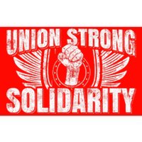 Union Strong Solidarity UAW Worker Laborer Bumper Sticker