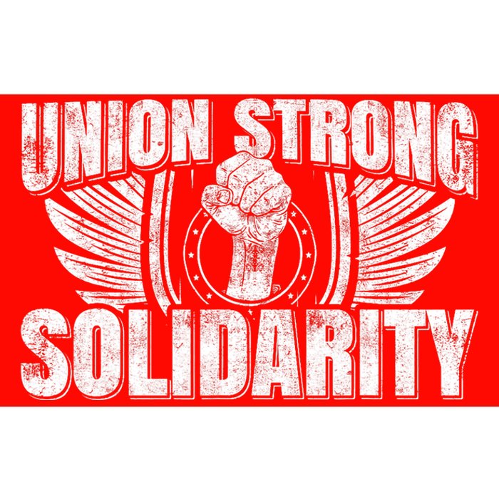 Union Strong Solidarity UAW Worker Laborer Bumper Sticker