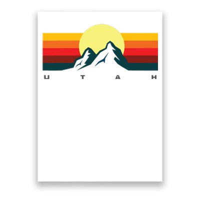 Us States Souvenir Mountain Utah Poster