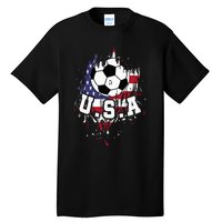 United States Soccer American Football Usa Futbol Tall T-Shirt