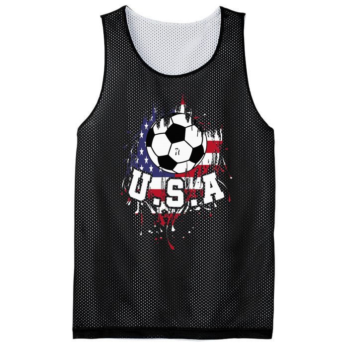 United States Soccer American Football Usa Futbol Mesh Reversible Basketball Jersey Tank