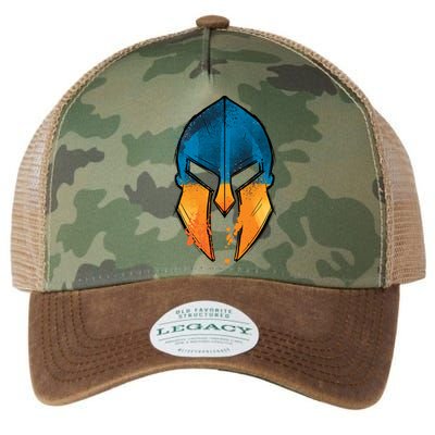 Ukraine Shield Spartan Legacy Tie Dye Trucker Hat