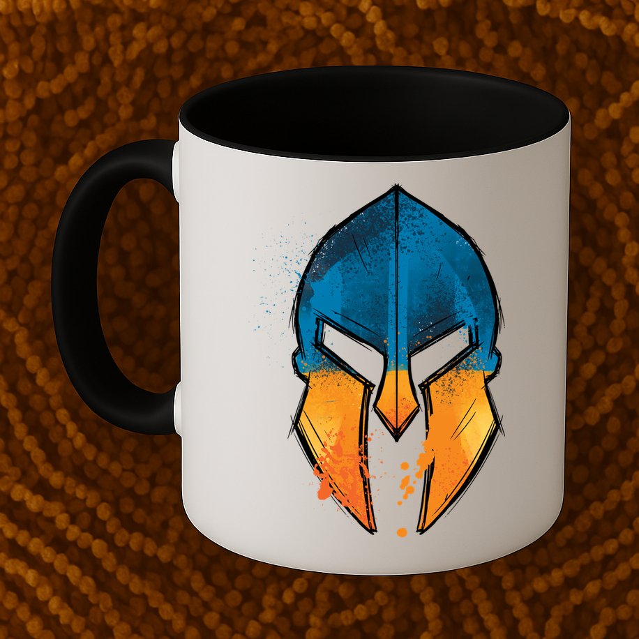 Ukraine Shield Spartan Mug