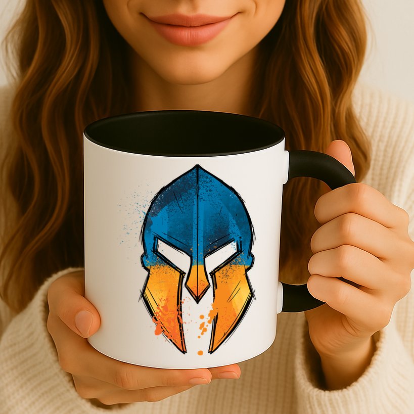Ukraine Shield Spartan Mug