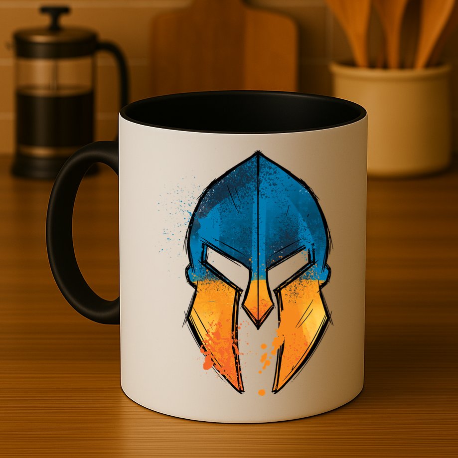 Ukraine Shield Spartan Mug