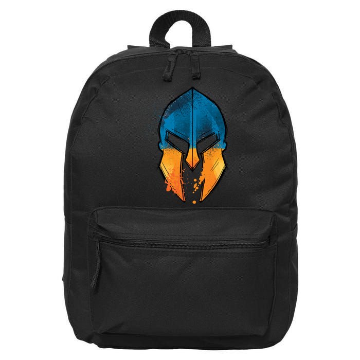 Ukraine Shield Spartan 16 in Basic Backpack