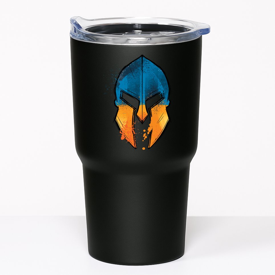 Ukraine Shield Spartan Tumbler