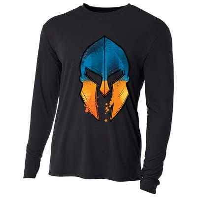 Ukraine Shield Spartan Cooling Performance Long Sleeve Crew