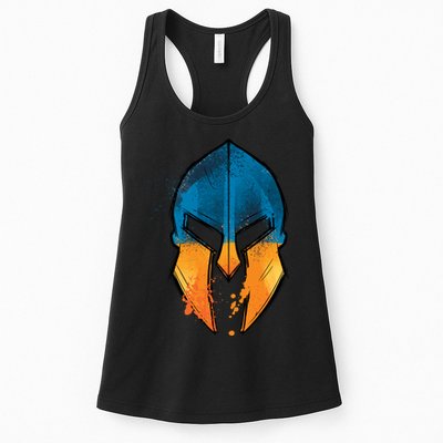 Ukraine Shield Spartan Womens Tank Top