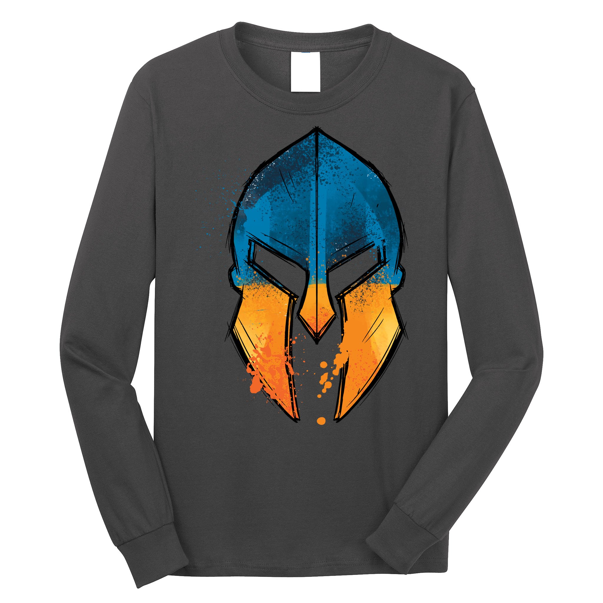 Ukraine Shield Spartan Long Sleeve Shirt