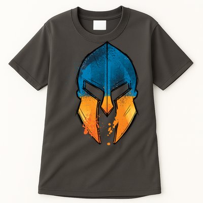 Ukraine Shield Spartan Tall T-Shirt