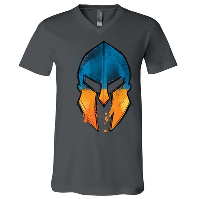 Ukraine Shield Spartan V-Neck T-Shirt