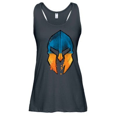 Ukraine Shield Spartan Ladies Essential Flowy Tank