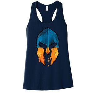 Ukraine Shield Spartan Women's Racerback Tank