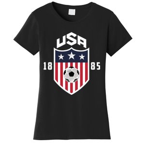 USA Soccer Shirt 1885 American Soccer USA Jersey Fan Women's T-Shirt