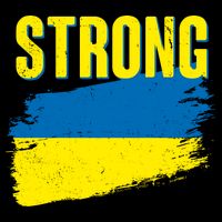 Ukraine Strong Stand With Ukraine Flag Impact Tech Backpack