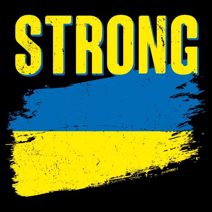 Ukraine Strong Stand With Ukraine Flag Impact Tech Backpack