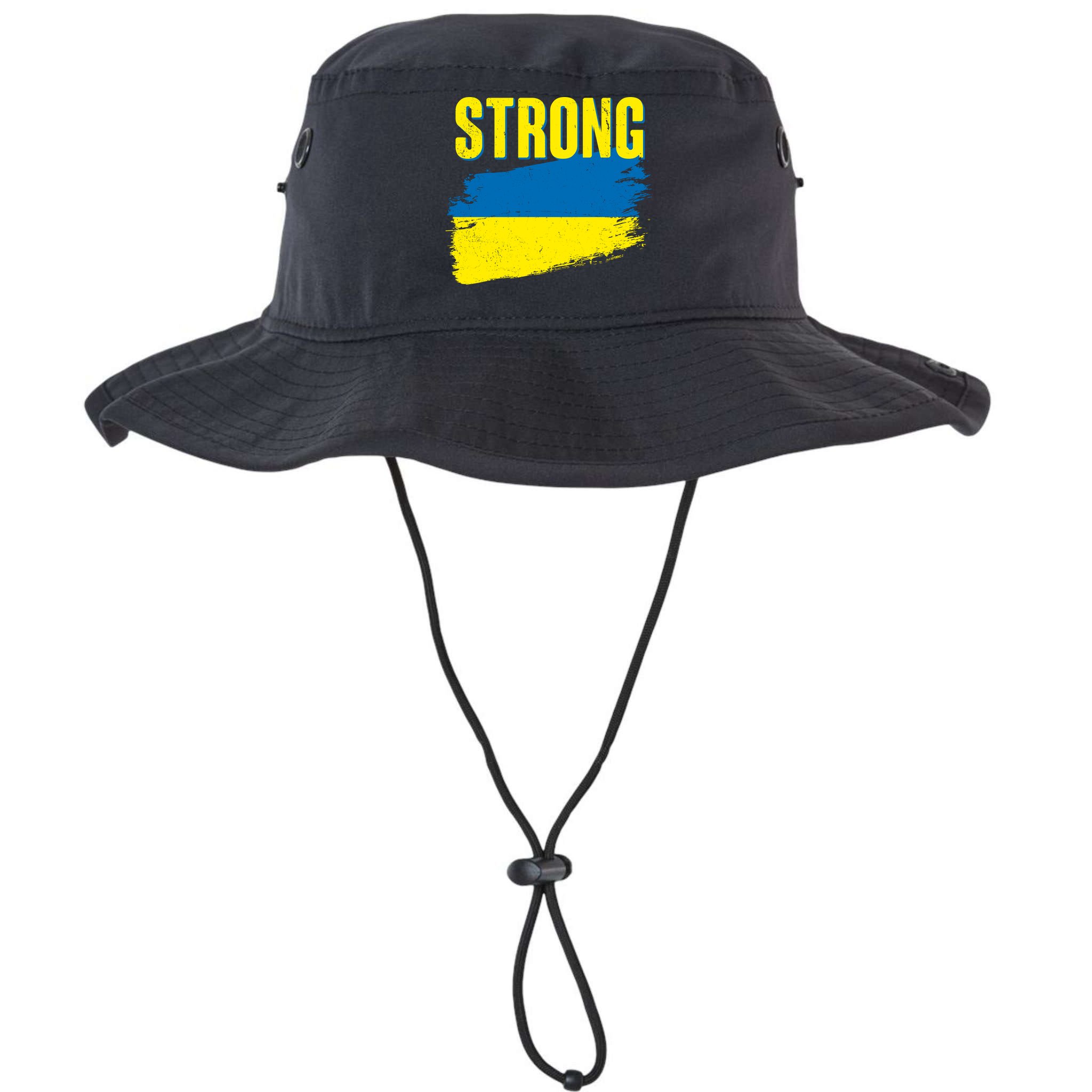 Ukraine Strong Stand With Ukraine Flag Bucket Hat