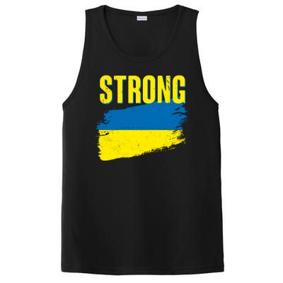 Ukraine Strong Stand With Ukraine Flag PosiCharge Competitor Tank