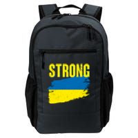 Ukraine Strong Stand With Ukraine Flag Daily Commute Backpack