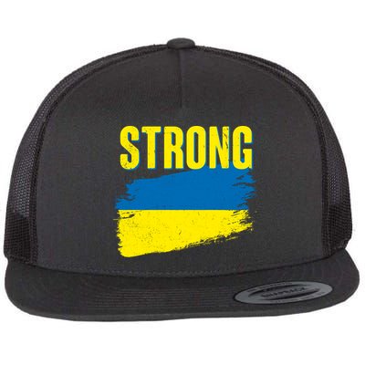 Ukraine Strong Stand With Ukraine Flag Flatbill Hat