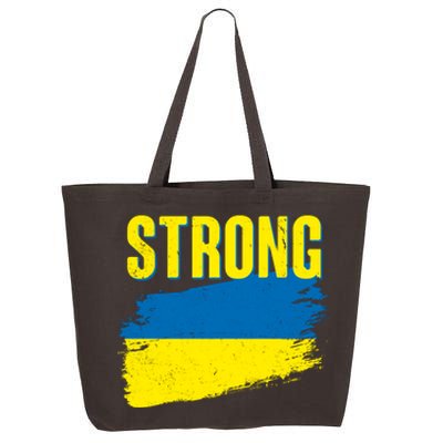 Ukraine Strong Stand With Ukraine Flag 25L Jumbo Tote