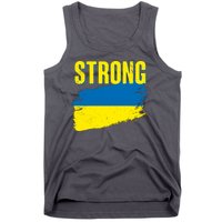 Ukraine Strong Stand With Ukraine Flag Tank Top