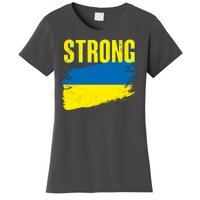 Ukraine Strong Stand With Ukraine Flag Women's T-Shirt