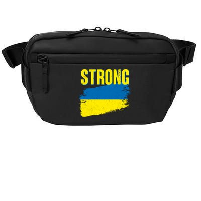 Ukraine Strong Stand With Ukraine Flag Crossbody Pack