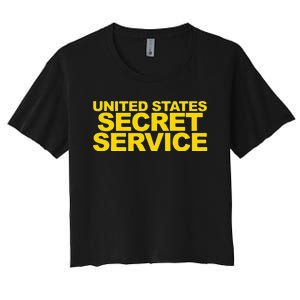 U.S. Secret Service Police Law Enforcement Women's Crop Top Tee