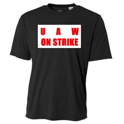 UAW Strike Striking UAW Workers Walkout Gift Design Cooling Performance Crew T-Shirt