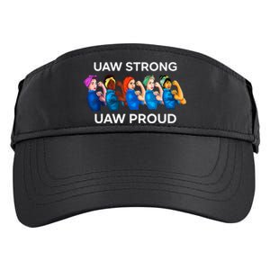 UAW Strong Solidarity UAW Proud Union UAW Laborer Worker Adult Drive Performance Visor