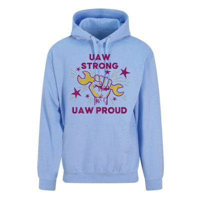 UAW Strong Solidarity UAW Proud Union UAW Laborer Worker Unisex Surf Hoodie