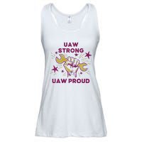 UAW Strong Solidarity UAW Proud Union UAW Laborer Worker Ladies Essential Flowy Tank