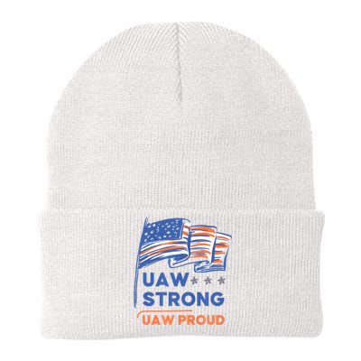 UAW Strong Solidarity UAW Proud Union UAW Strike Knit Cap Winter Beanie