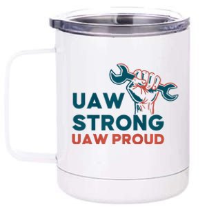 UAW Strong Solidarity UAW Proud 12 oz Stainless Steel Tumbler Cup