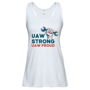 UAW Strong Solidarity UAW Proud Ladies Essential Flowy Tank