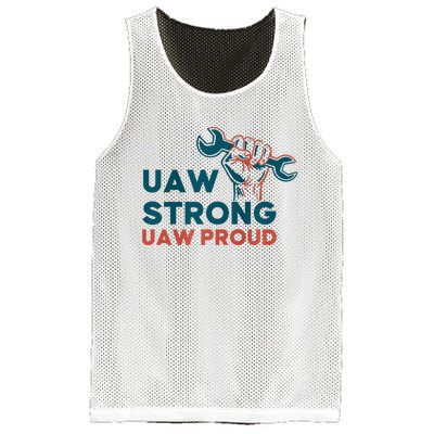 UAW Strong Solidarity UAW Proud Mesh Reversible Basketball Jersey Tank