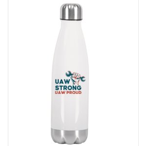 UAW Strong Solidarity UAW Proud Stainless Steel Insulated Water Bottle