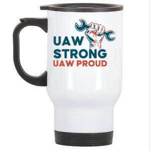 UAW Strong Solidarity UAW Proud Stainless Steel Travel Mug