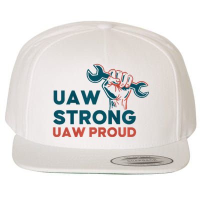 UAW Strong Solidarity UAW Proud Wool Snapback Cap