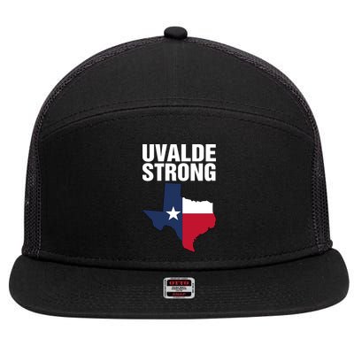 Uvalde Strong Shirt Pray For Texas Uvalde Strong Trendy 7 Panel Mesh Trucker Snapback Hat
